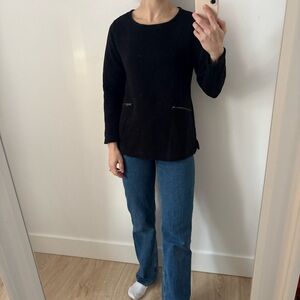 Merona women’s sweater black size small